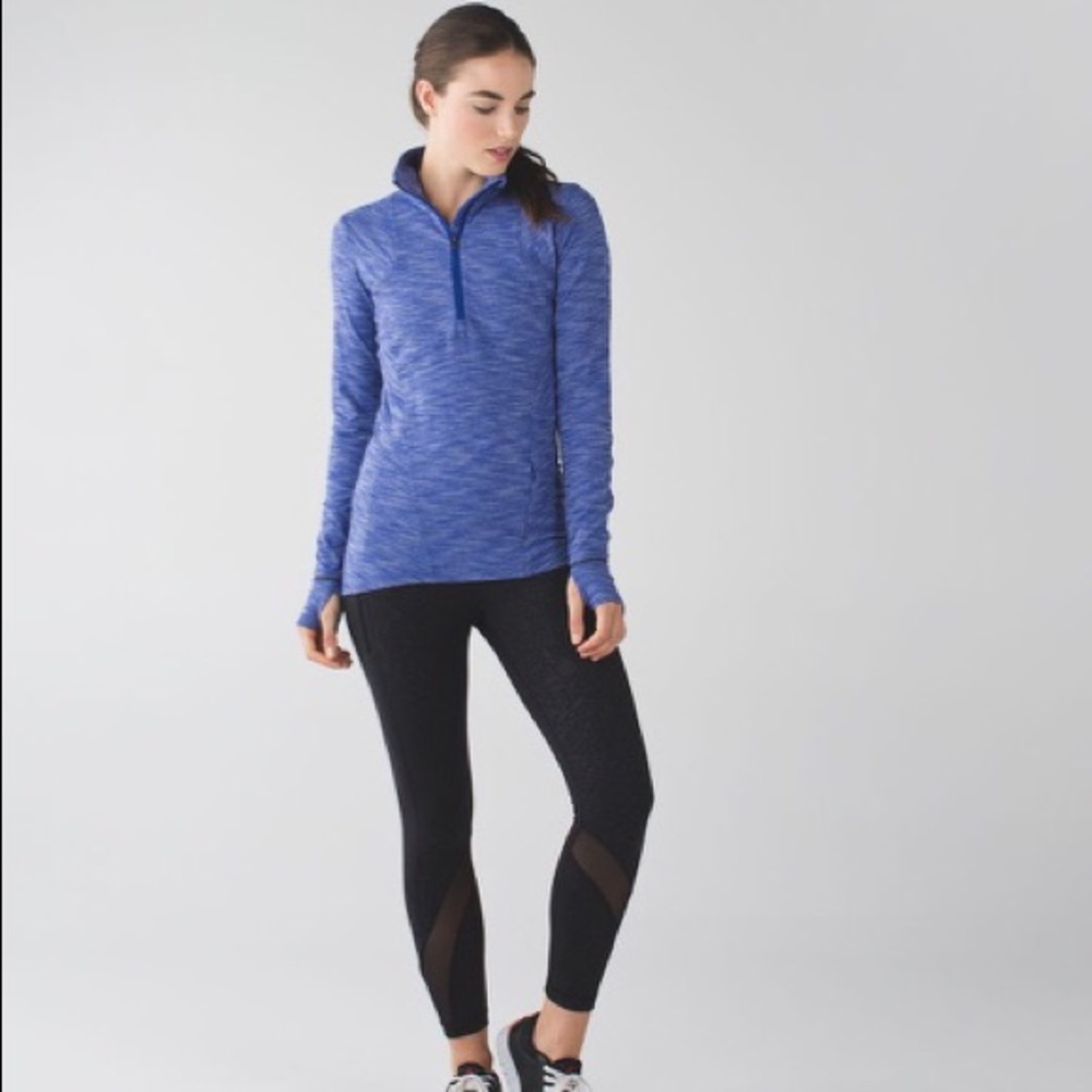 Lululemon Kanto Catch Me 1/2 Zip
Heathered Blue